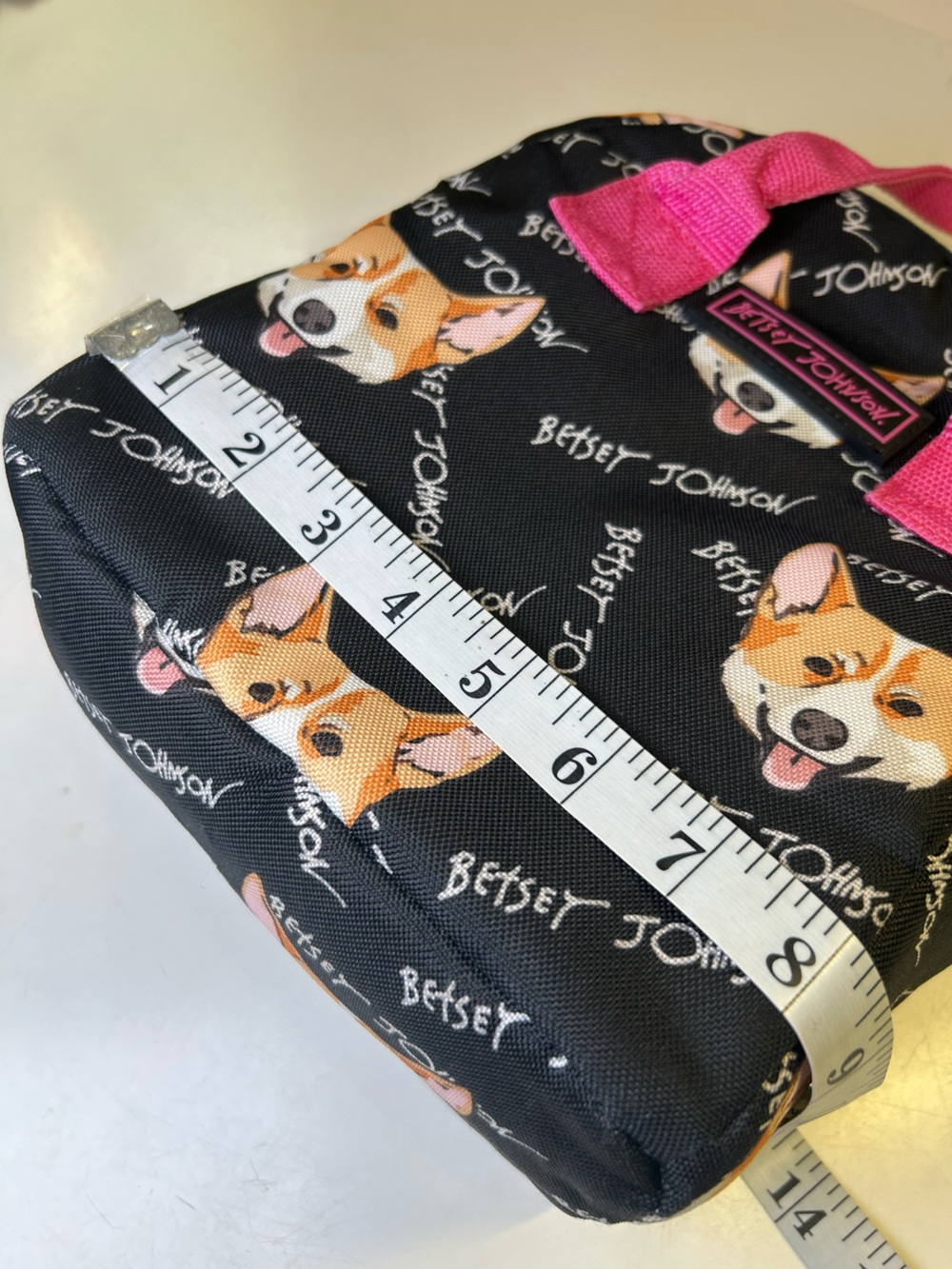 Betsey Johnson Insulated Lunch Tote Cooler Bag Corgi Dog Print - Picture 9 of 12